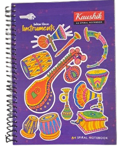 Statkart A4 Ruled Spiral Notebook- Pages 400 (200 Sheets) Pack of 3