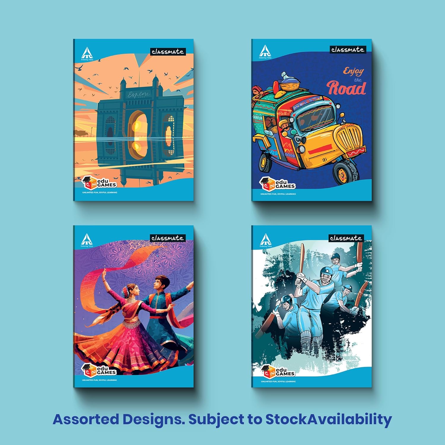 Classmate Long Notebook A4 Size (29.7 x 21 cm), Single Line, 304 Pages, Soft Cover | Smooth & Smudge-Free Paper, Eco-Friendly | Ideal for School & College | Pack of 3 - Image 3